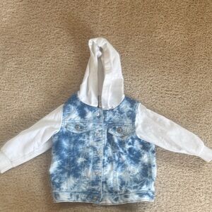 First Impressions Blue and White Jean Jacket